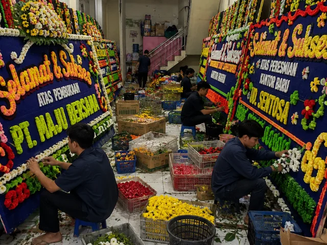 toko bunga papan medan